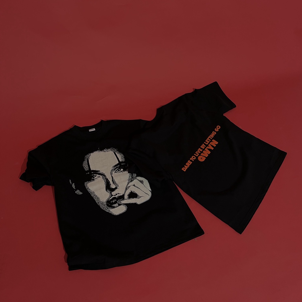 Áo thun tay ngắn GWYN BABY GIRL cotton form rộng