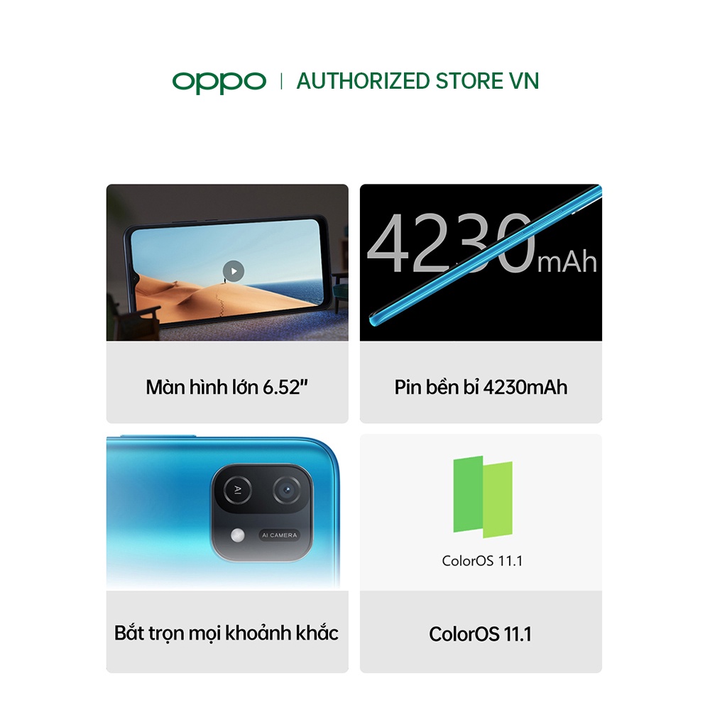 Điện thoại OPPO A16k (3GB/32GB) - Hàng Chính Hãng