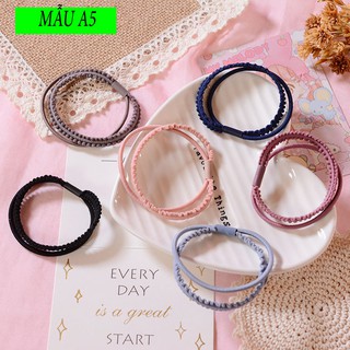 Dây cột tóc đủ kiểu cho mẹ và bé Hàng Quảng Châu
