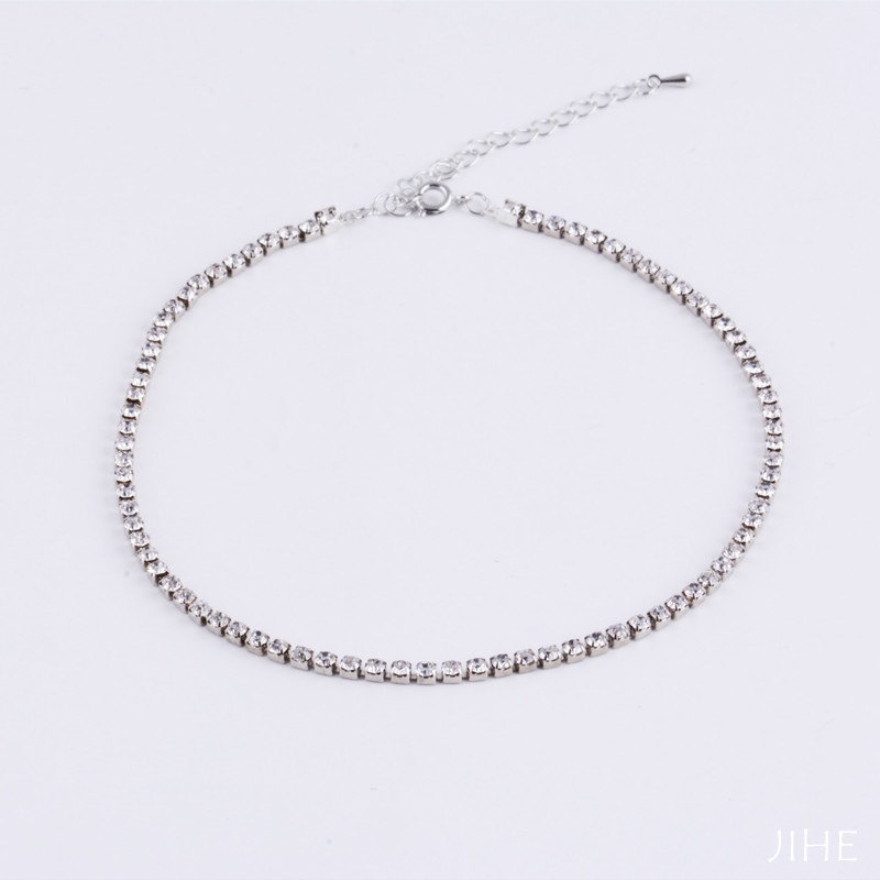 Vòng Cổ choker Đính Đá zircon Lấp Lánh Thời Trang