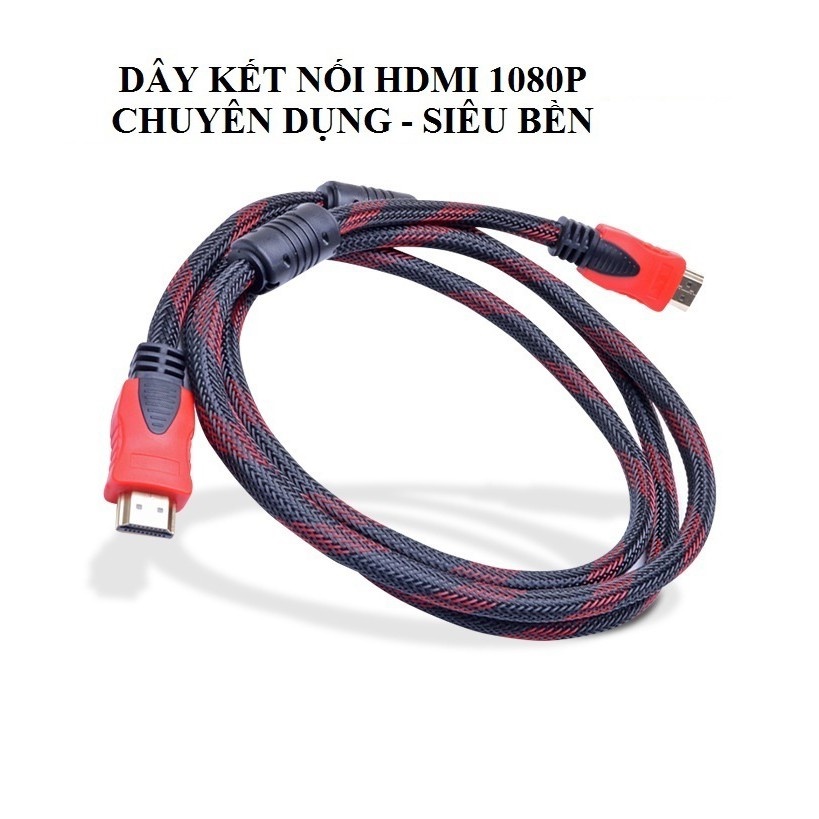 Cáp HDMI 3m Dây dù tròn Chống nhiễu