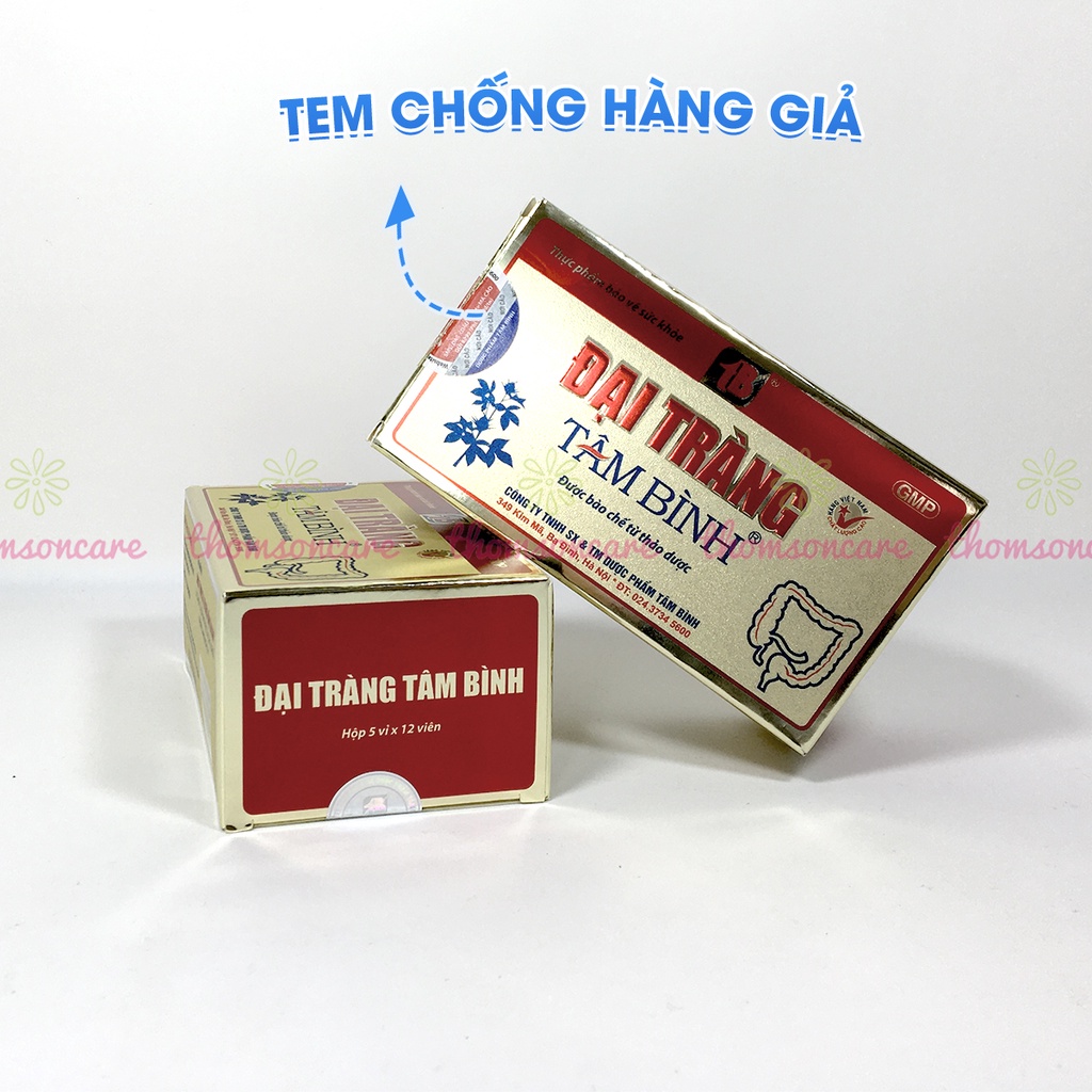Đại tràng tâm bình - Hỗ trợ ổn định tiêu hóa, đại tràng Hộp 60 viên