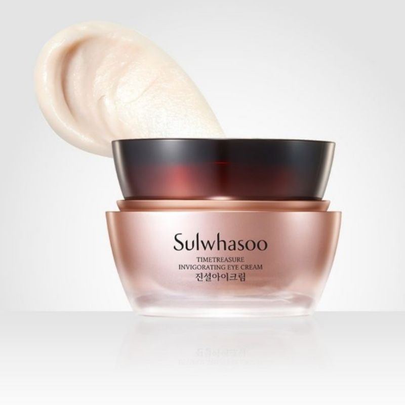 Kem mắt sulwhasoo mờ thâm chống nhăn tái sinh trẻ hóa làn da vùng mắt thông đỏ timetreasure eye cream 4ml