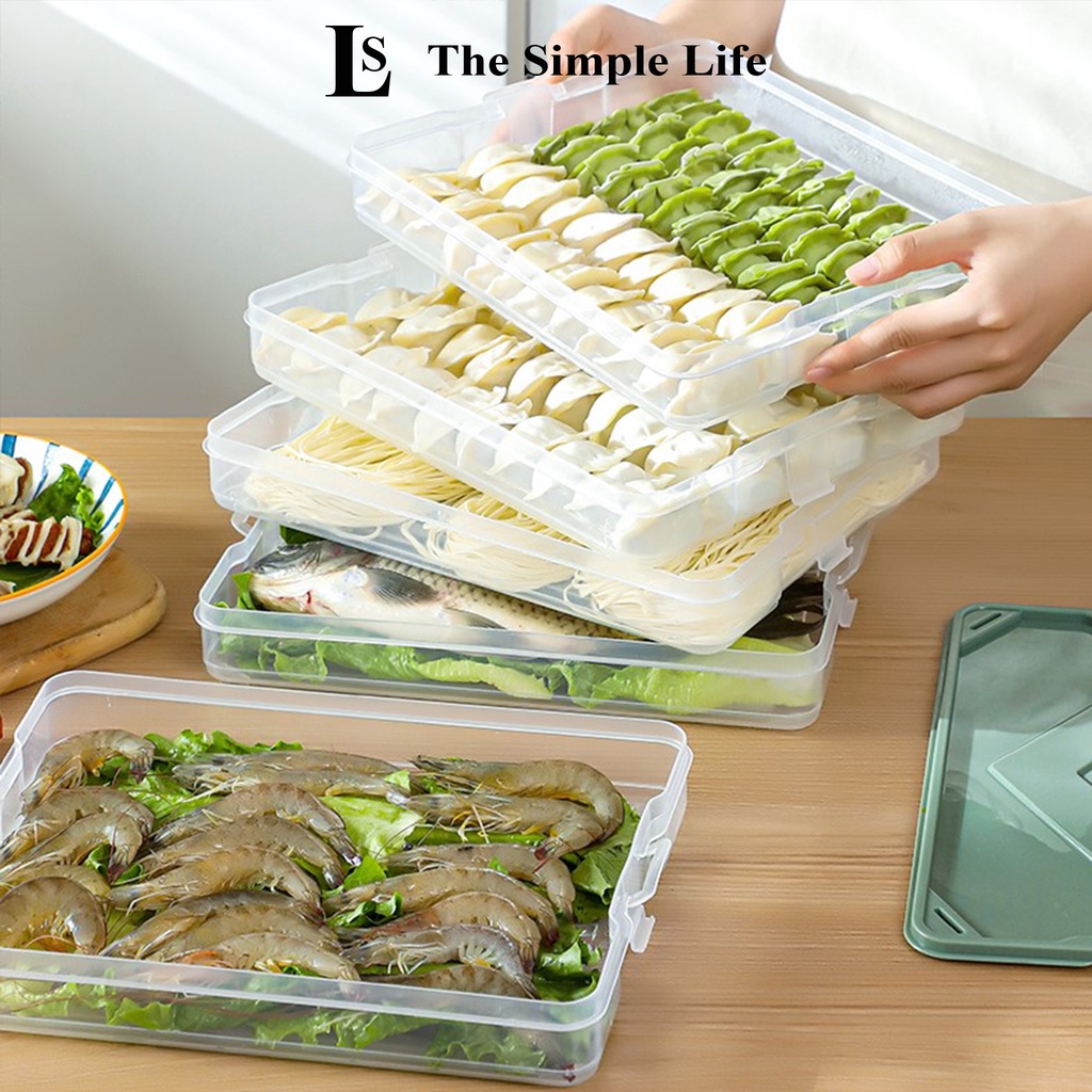 Hộp đựng thực phẩm, hộp đựng trứng, bánh bao trữ đồ tủ lạnh, khay chứa đồ dùng trong lo vi sóng cao cấp [CHÍNH HÃNG]