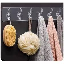 Móc Dán Tường Siêu Dính Trong Suốt Chịu Lực Tốt Treo Tường Chắc Chắn