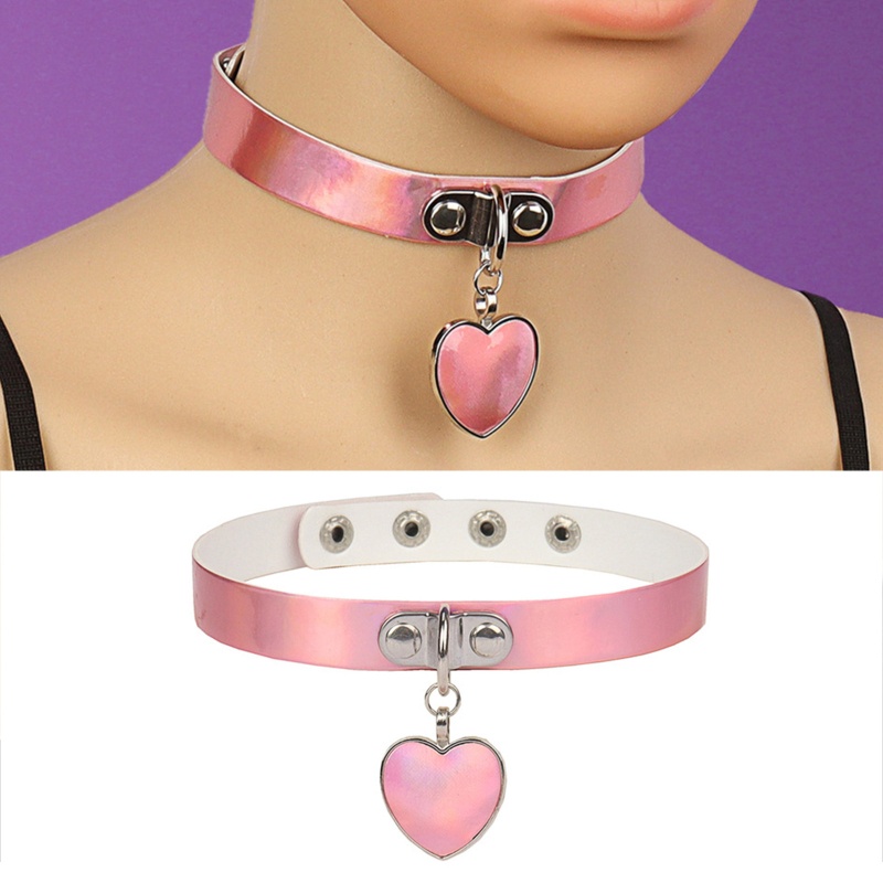 Vòng Cổ Choker Da Phong Cách Gothic Punk