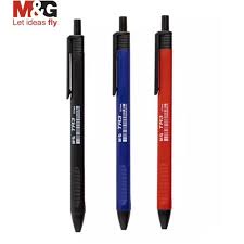 Bút bi mực dầu ngòi 0.5mm M&amp;G - ABPW3078/ ABPW3079 mực xanh,đen,đỏ (1cây)