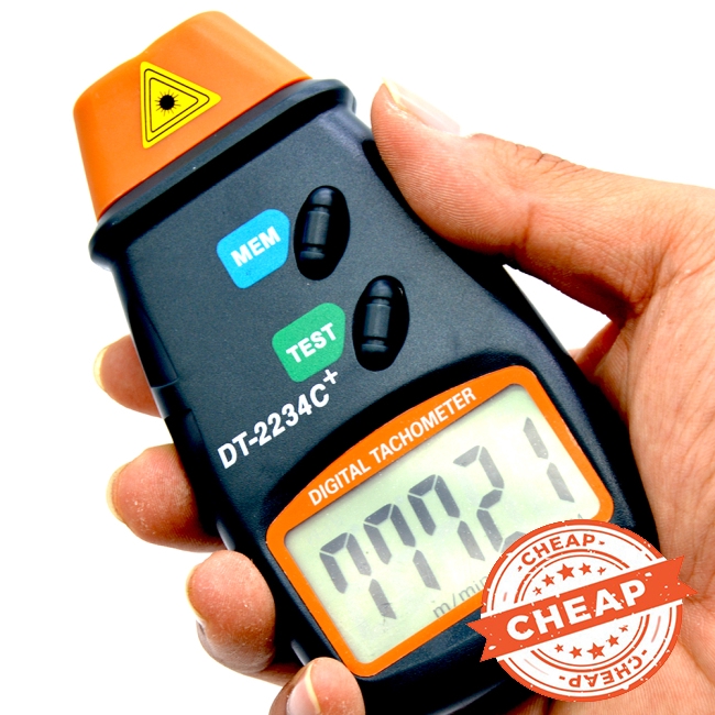 Máy Đo Tốc Độ Gốc Dt2234 C+Màn Hình Lcd 2.5rpm-9999rpm