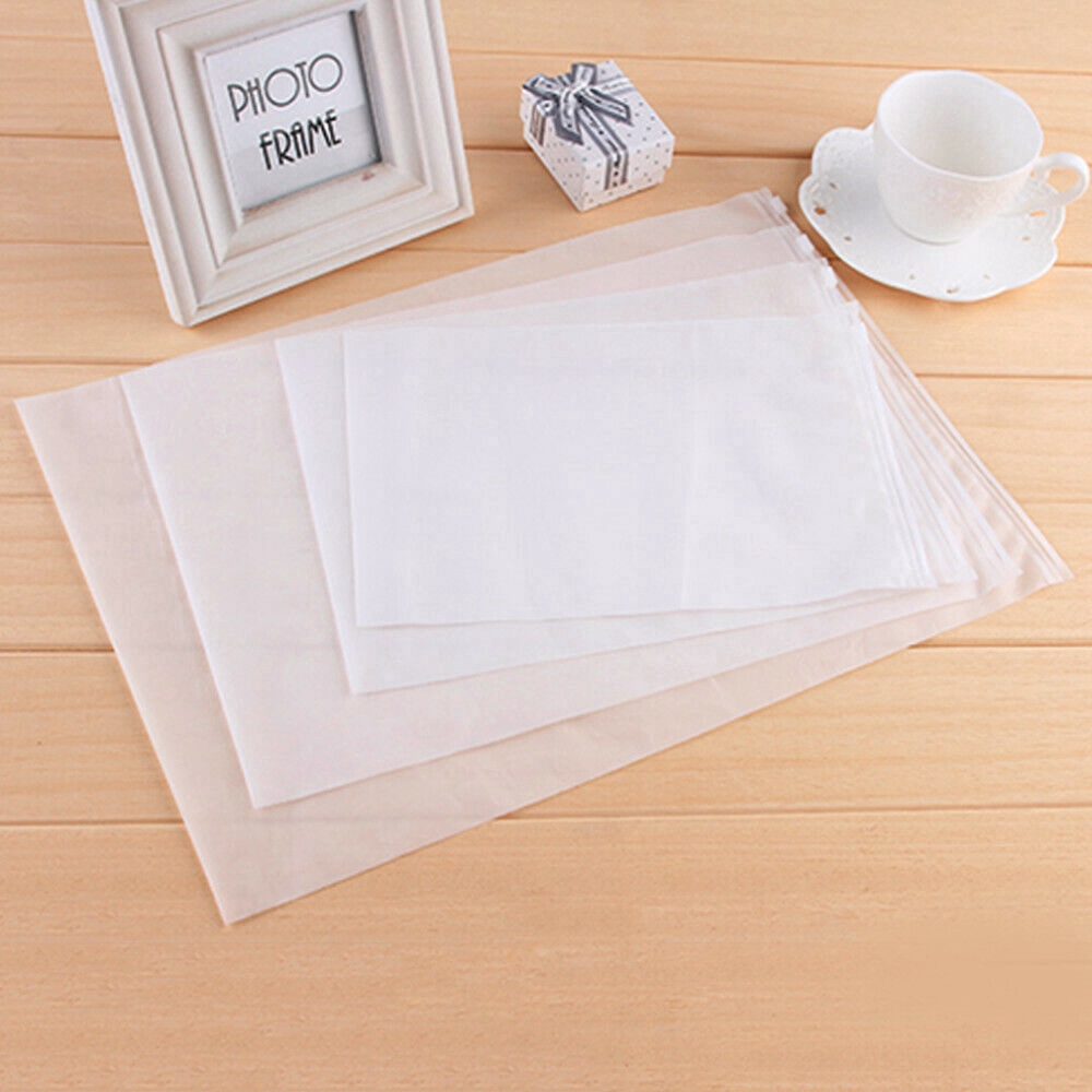 Túi nhựa trong chống thấm nước có khóa kéo đựng đồ tiện dụng