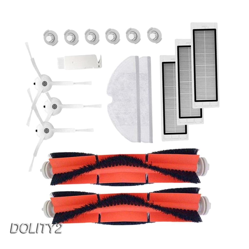 Set 2 Bộ Lọc + 17 Bàn Chải Thay Thế Cho Máy Hút Bụi Gen 2