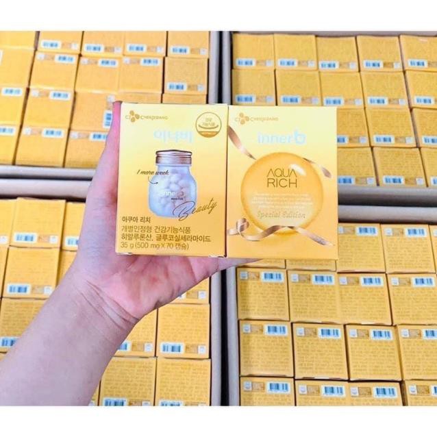 Viên cấp nước, bổ sung collagen innerb aqua rich 70 viên