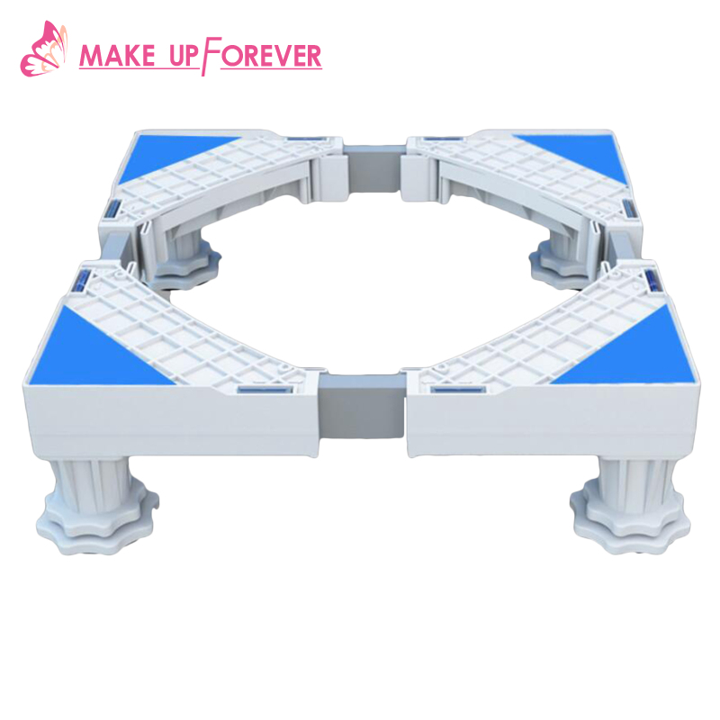 [Make_up Forever]Size Adjustable Washing Machine Stand Refrigerator Fridge Lifting Base with 4 Strong Feet, Durable