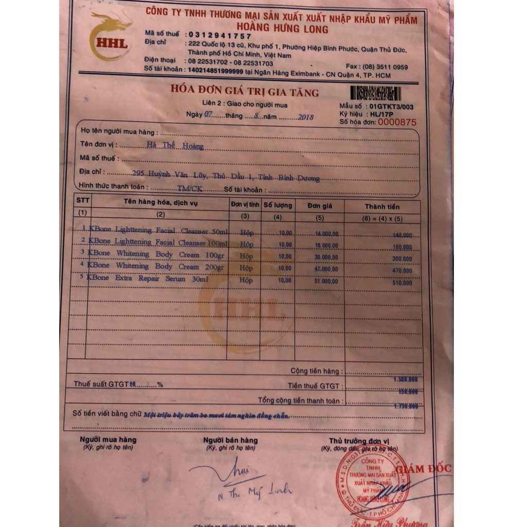 Kem body KBone chính hãng