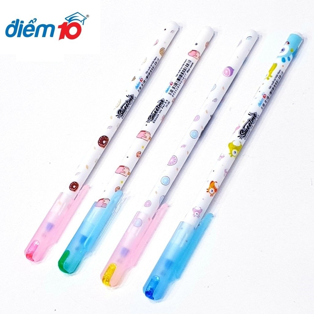 Bút bi Thiên Long 0.6mm TP08 - xanh, đen điểm 10 sẵn sàng học tập tốt