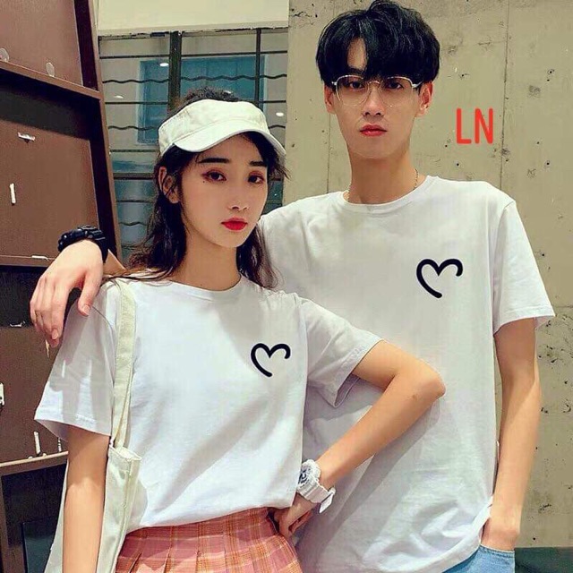 Áo tim khuyết ngắn tay LN11