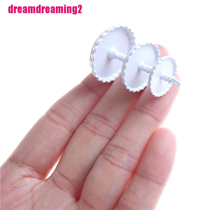 Giày Múa Ba Lê 1 Giá Kim Loại 3 Lớp Màu Trắng Trang Trí