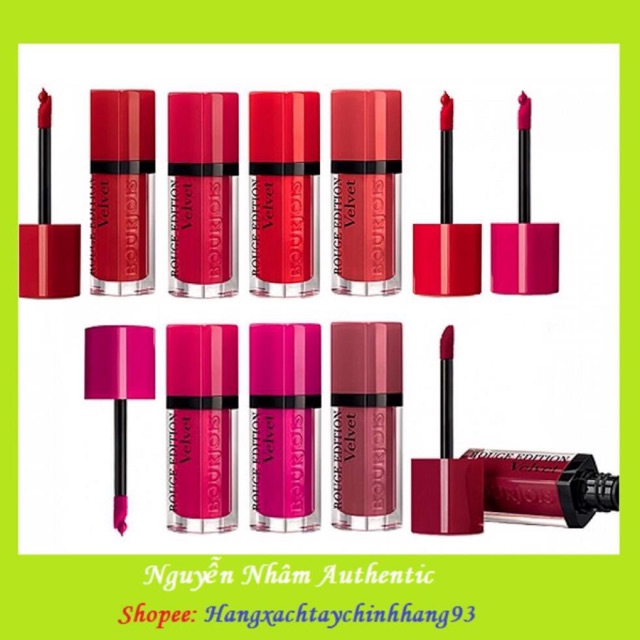 Son Kem Lì 💖FREESHIP💖 Son Kem Lì BOURJOIS Rouge Edition Velvet Matte Liquid Lipstick