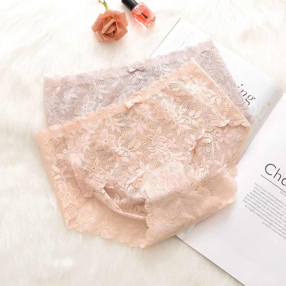 SOMEDAYZL Quần Lót Ren Hoa Trong Suốt Thiết Kế Quyến Rũ Cho Phái Nữ