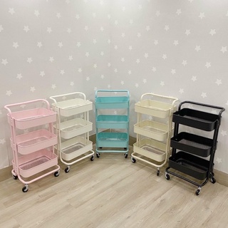 Kệ 3 tầng đa năng Spa - Nail - mi - dụng cụ nhà bếp có bánh xe