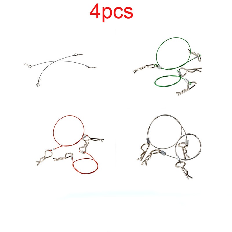 Set 2 Dây Thép Kẹp Thân Xe RC 1/10 1/8 Dành Cho Xe Tải Quái Vật Crawler HPI HSP S220