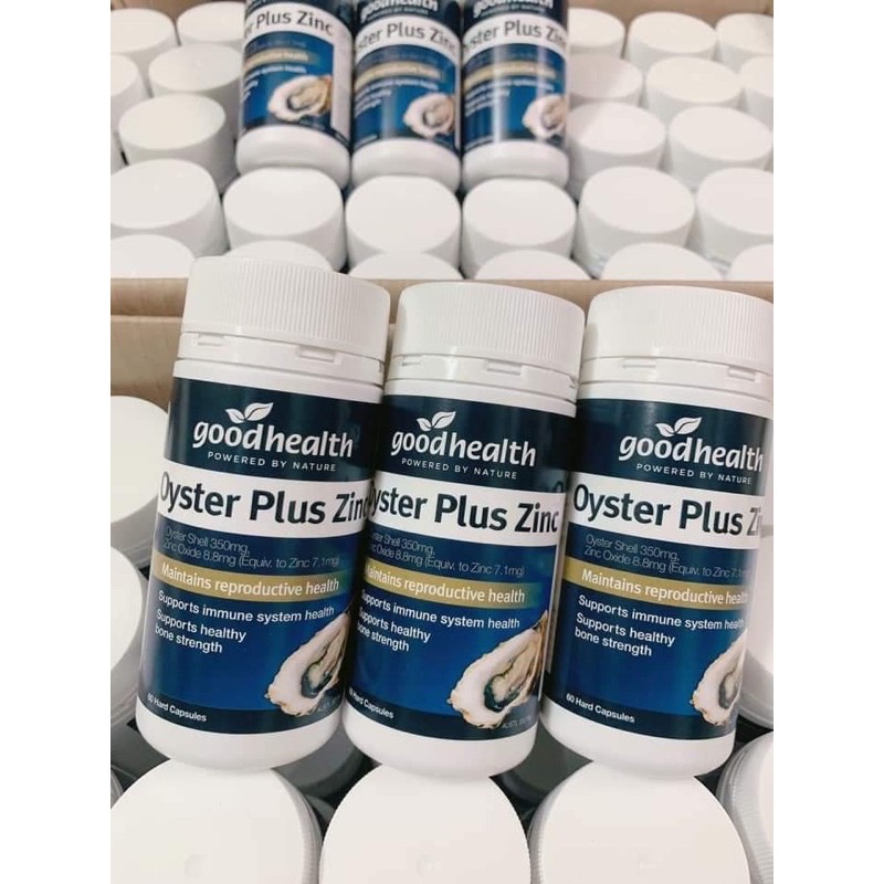 Hàu Cao Úc Oyster Plus Zinc Lọ 60 Viên | Thế Giới Skin Care