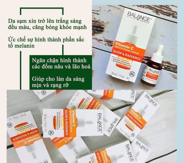 Tinh chất Vitamin C Balance Serum mờ thâm, sáng da - Guu