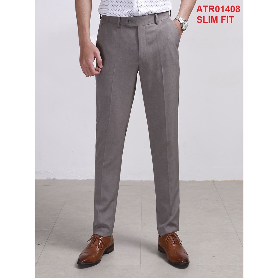 Quần Âu Aristino Không Nhăn Nhẹ Mát Form Slim ATR01508