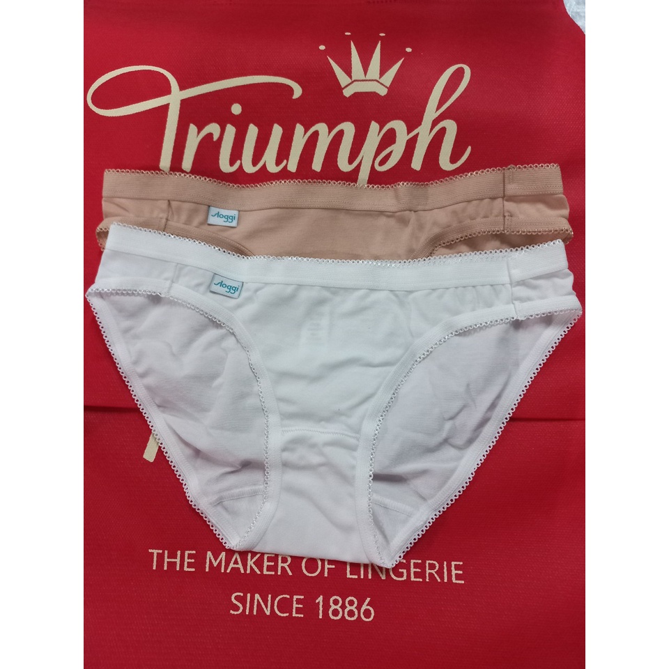 Quần lót nữ Triumph SLOGGICOMFORT MINI với chất liệu cotton mềm mịn nhẹ, co giãn tốt thấm hút mồ hôi nhanh, thoáng mát