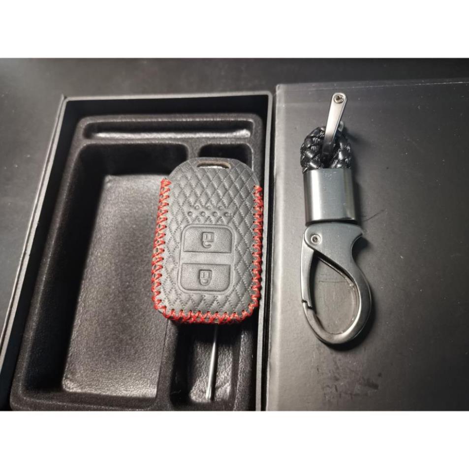 Bao da ốp chìa khóa, Ốp chìa khóa carbon cho xe ô tô Honda City CRV CIVIC 2 nút 3 nút 4 nút