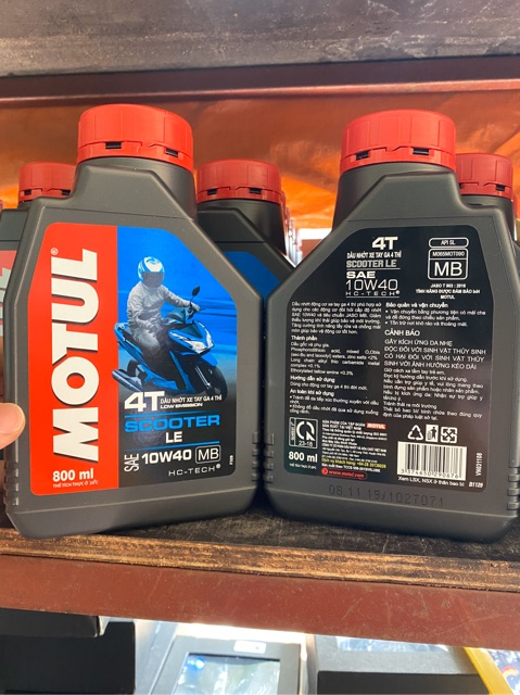 DẦU NHỚT MOTUL XE GA CHÍNH HÃNG LE 10W40 / POWER LE 5W40 100% TỔNG HỢP