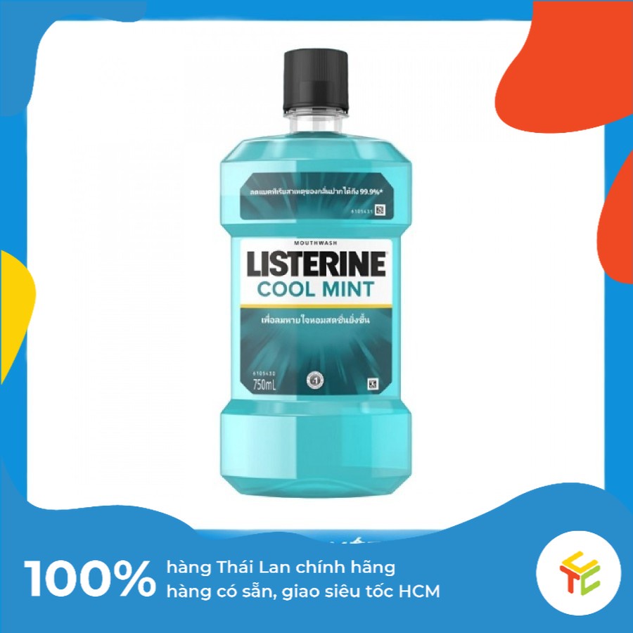 Nước Súc Miệng Listerine Cool Mint Thái Lan [ Hàng thái chính hãng]