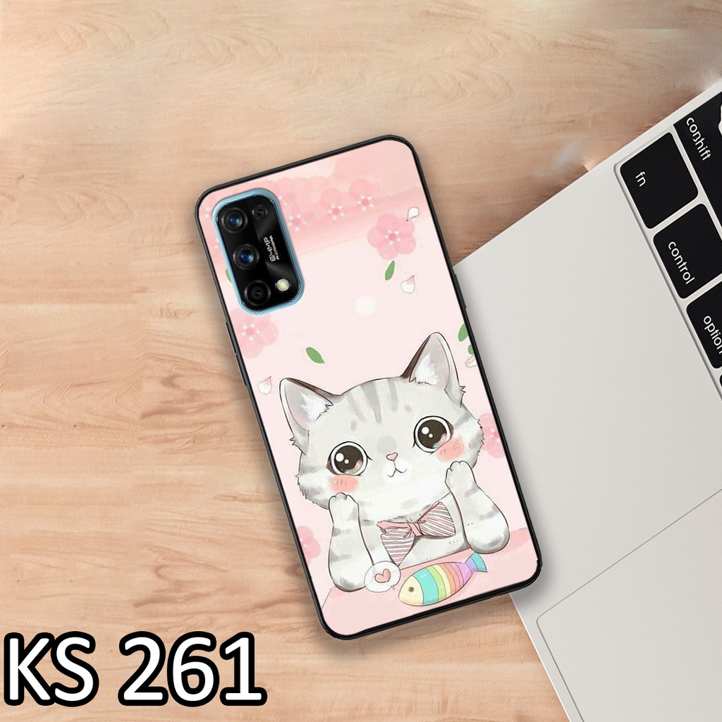 [FreeShip ExTra] Ốp lưng Realme 7/Realme 7i/Realme 7 Pro/Realme 8/Realme 8 Pro/Realme 9i  in hình mèo con đáng yêu