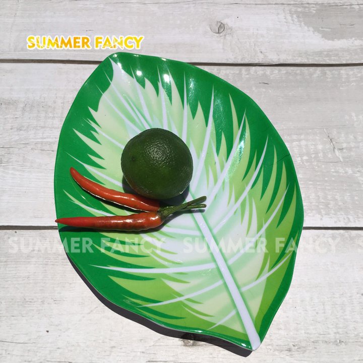 Dĩa Hột Xoài Lá 22.5cm