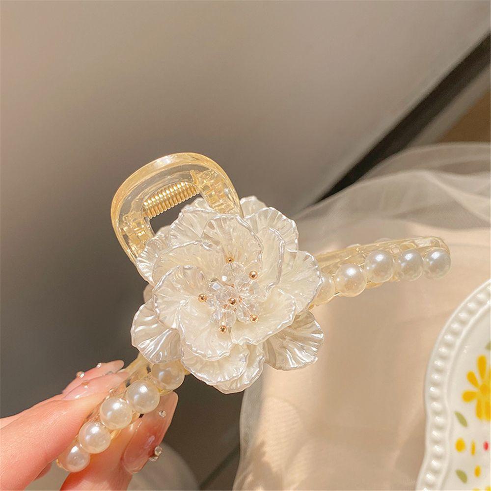 Kẹp Tóc Càng Cua Họa Tiết Hình Học Thời Trang Hàn Quốc Dày KENT1