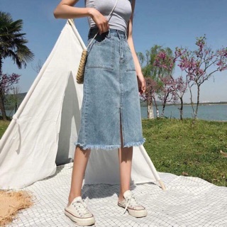 Chân váy jeans