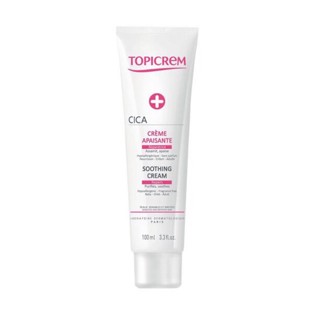 TOPICREM CICA SOOTHING - Kem phục hồi, làm lành da, dưỡng ẩm và chống nhiễm khuẩn (40ml)