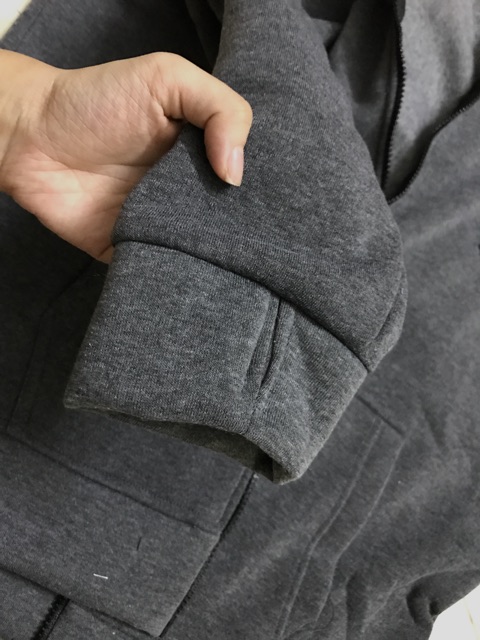 Áo Hoodie Xám Chuột