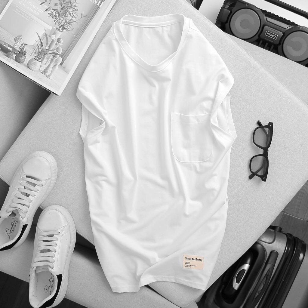 Áo Tank Top AnFaX có Túi Cao cấp, Áo Ba lỗ đủ size đủ màu - A3L