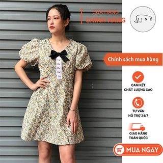 Váy nữ thiết kế thêu hoa nổi MICO cao cấp cho nàng đi tiệc đi biển đi làm