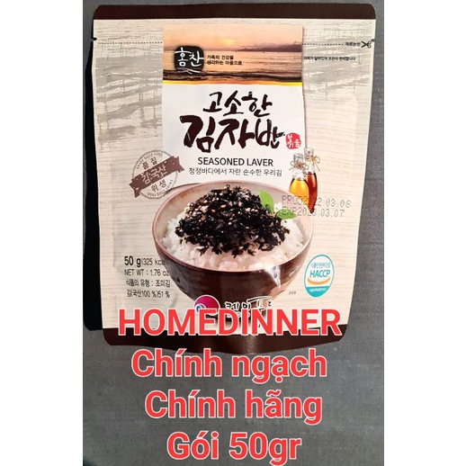 Thùng 20 gói 50gr Rong Biển Vụn Trộn Cơm Kfood - Made in Korea Date 25/08/23