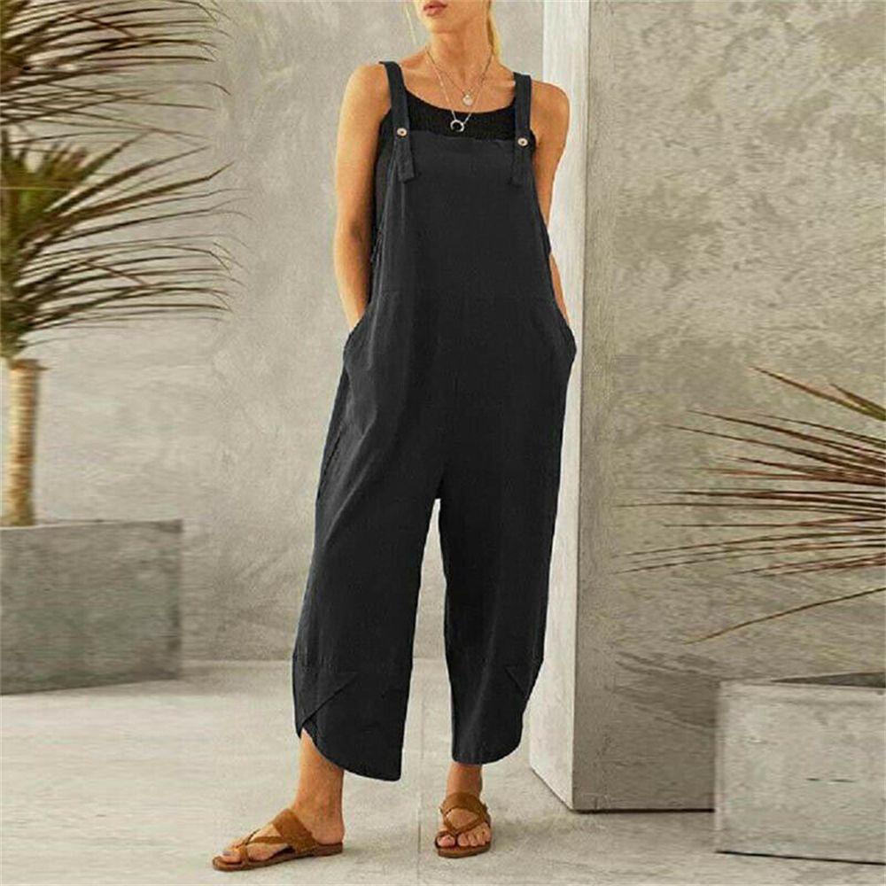 SUMU Áo Liền Quần Rộng Cộng Với Kích Thước Quần Cotton