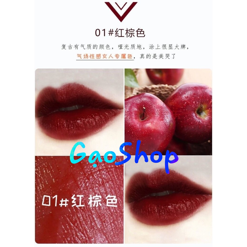 💄💄Set Son Cô Tiên, Sét 5 Cây Son Kem Lì Cổ Trang Cô Tiên Hồ Ly -Son Cực Mềm Mịn Môi | BigBuy360 - bigbuy360.vn