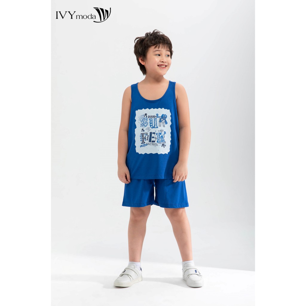 Áo thun (kèm quần) kid boy IVY moda MS 56K1223