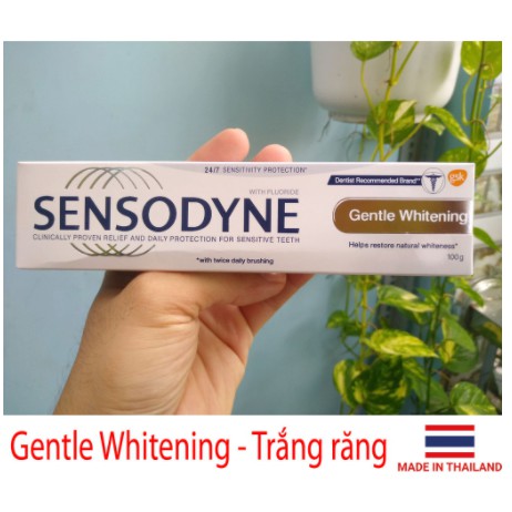 COMBO 5 LỌ Kem đánh răng Sensodyne chống ê buốt làm trắng răng 100g