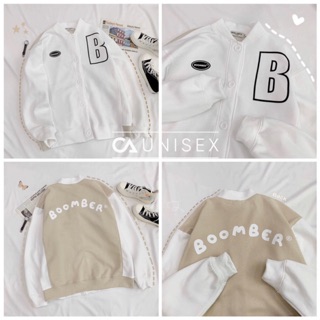 Áo Khoác Nỉ Form Rộng Bomber BEE Ulzzang (ẢNH THẬT)