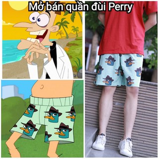 Quần đùi Perry/ Quần Short Perry - Thú mỏ vịt Phineas and Ferb
