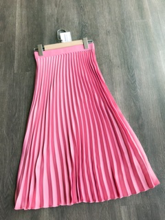 Chân váy H&M màu hồng ( Pleated skirt )