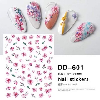 Sticker dán móng,hình dán móng hoa bướm trang trí móng
