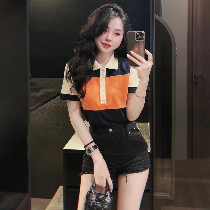 Áo Thun Quảng Châu ThÊu Chữ Chất Cotton Dày Dặn, Form Dáng Đẹp