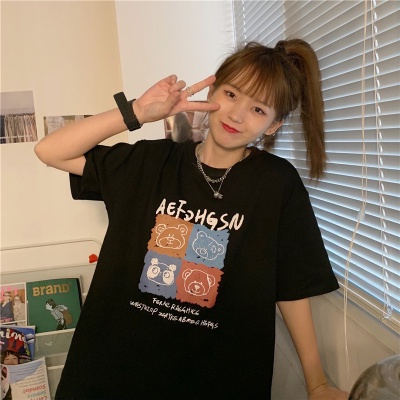 Áo thun NZN tay ngắn dáng rộng thiết kế mới thời trang mùa hè dành cho nữ